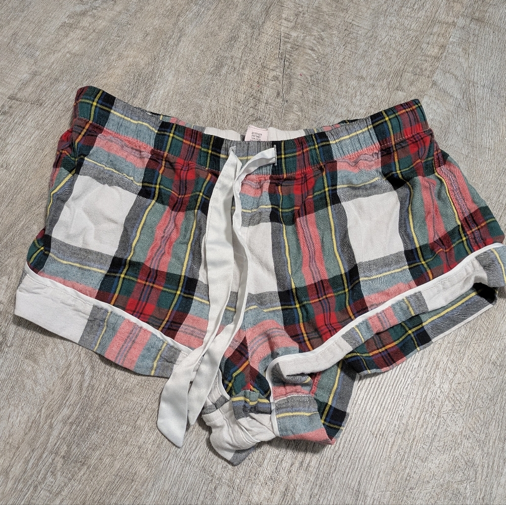 Victoria's Secret Plaid Sleep Shirt Size Small